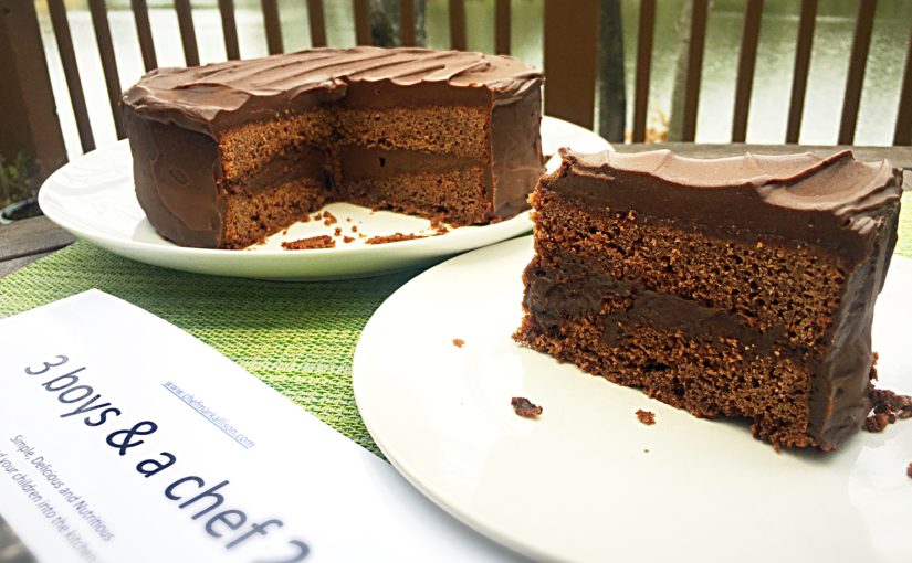 Chocolate Cake with Fudge Frosting